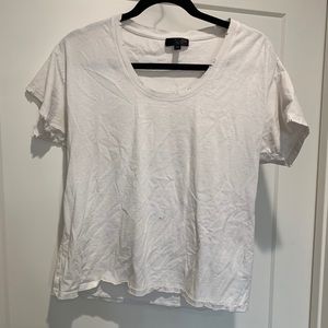 Top shop white crew neck T-shirt
